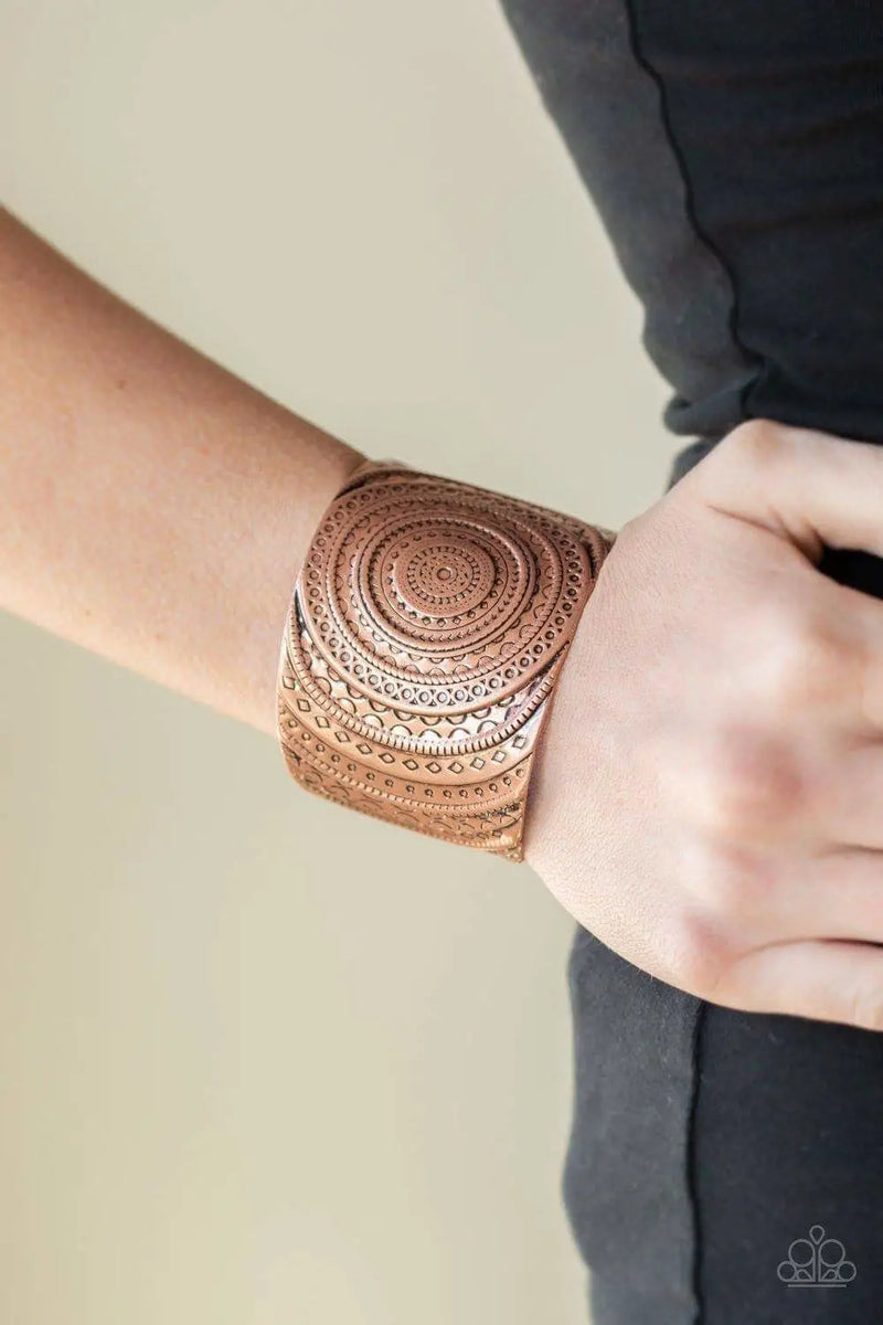 Paparazzi copper hot sale cuff bracelet