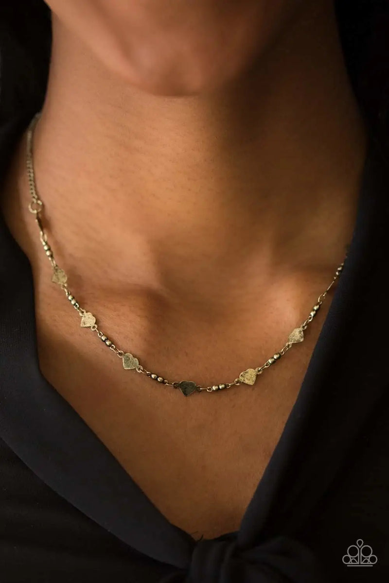 Necklace Short Brass