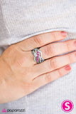 Flirting With Sparkle - Pink Ring ~ Paparazzi
