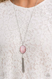 Tasseled Tranquility - Pink Necklace ❤️ Paparazzi
