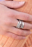 Behind The SHEEN - Silver Ring ❤️ Paparazzi