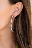 Global Gleam - Black Earrings ❤️ Paparazzi