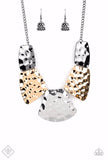 HAUTE Plates - Multi Necklace ❤️ Paparazzi