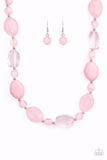 Staycation Stunner - Pink Necklace ❤️ Paparazzi