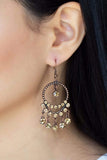 Cosmic Chandeliers - Copper Earrings ❤️ Paparazzi