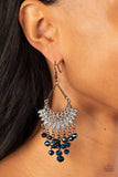 Chromatic Cascade - Blue Earrings ❤️ Paparazzi