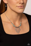 CLAWS of Nature - Blue Necklace ❤️ Paparazzi