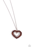 FLIRT No More - Brown Necklace ❤️ Paparazzi
