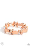 Soft-Hearted Succession - Rose Gold Bracelet ❤️ Paparazzi