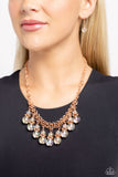 Deep Space Diva - Copper Necklace ❤️ Paparazzi