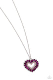 FLIRT No More - Pink Necklace ❤️ Paparazzi