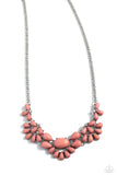 Secret GARDENISTA - Pink Necklace ❤️ Paparazzi