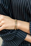 A SQUARE Treasure - Gold Bracelet ❤️ Paparazzi