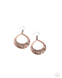 Island Ambrosia - Copper Earrings ❤️ Paparazzi