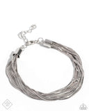 By a Show of STRANDS - Silver Bracelet ❤️ Paparazzi