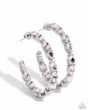 Presidential Pizzazz - White Earrings ❤️ Paparazzi