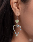 Parallel Passion - Green Earrings  ❤️ Paparazzi
