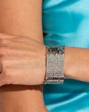 Disco Dame - White Bracelet ❤️ Paparazzi
