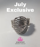 Glitter Tracker - Silver Ring ~ Paparazzi Fashion Fix