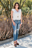 2019 June Fashion Fix - Simply Santa Fe  Earthy, desert-inspired designs are what the Simply Santa Fe collection is all about. Natural stones, indigenous patterns, and vibrant colors of the Southwest are sprinkled throughout this trendy collection.  Includes one of each accessory featured in the Simply Santa Fe Trend Blend in June's Fashion Fix:  Necklace: "Rancho Roamer "  Hoop Earring: "Totally On Trend" Bracelet: "Room To Roam"  Ring: "Set In Stone"  SSF-0619