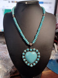 A Heart Of Stone - Blue Necklace ❤️ Paparazzi