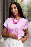 Lush Limit - Pink Earrings ❤️ Paparazzi