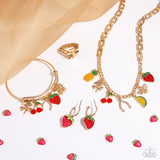 Fashionable Fruit - Gold Earrings ❤️ Paparazzi