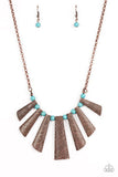 Sassy Stonehenge - Copper Necklace ❤️ Paparazzi