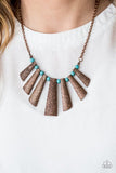 Sassy Stonehenge - Copper Necklace ❤️ Paparazzi