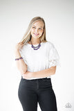 Watch Me Now - Purple Necklace ~ Paparazzi