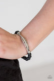 Soar High - Black Bracelet ~ Paparazzi