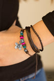 Fluttering Forests - Multi Urban Bracelet ~ Paparazzi