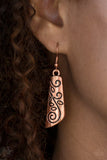 Untamed - Copper Necklace ~ Paparazzi Blockbusters