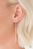 Timeless Twinkle - Rose Gold Necklace ❤️ Paparazzi