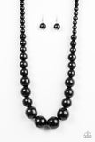 Effortlessly Everglades - Black Necklace ~ Paparazzi