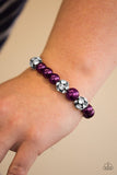 Pearls and Parlors - Purple Bracelet ❤️ Paparazzi