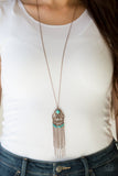 Whimsically Western - Copper Necklace ~ Paparazzi