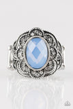 Floral Fairways - Blue Ring ~ Paparazzi