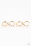 Never-Ending Elegance - Gold Post Earrings ~ Paparazzi