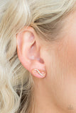 Never-Ending Elegance - Gold Post Earrings ~ Paparazzi