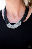 Brazilian Brilliance - Black Necklace ~ Paparazzi