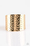 Wonderfully Wonder Woman - Gold Cuff ~ Paparazzi