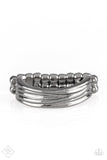 Fine Lines - Black Ring ~ Paparazzi