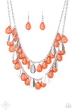 Life Of The Fiesta - Orange Necklace ~ Paparazzi