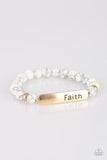 Fearless Faith - Gold Bracelet ~ Paparazzi