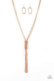Boom Knock You Out - Copper Necklace ~ Paparazzi