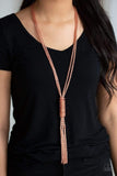 Boom Knock You Out - Copper Necklace ~ Paparazzi