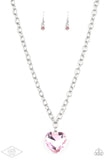 Flirtatiously Flashy - Pink Necklace ~ Paparazzi Life Of The Party
