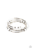 Whimsically Whirly - White Bracelet ❤️ Paparazzi