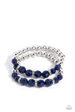 Two by Two Twinkle - Blue Bracelet ❤️ Paparazzi